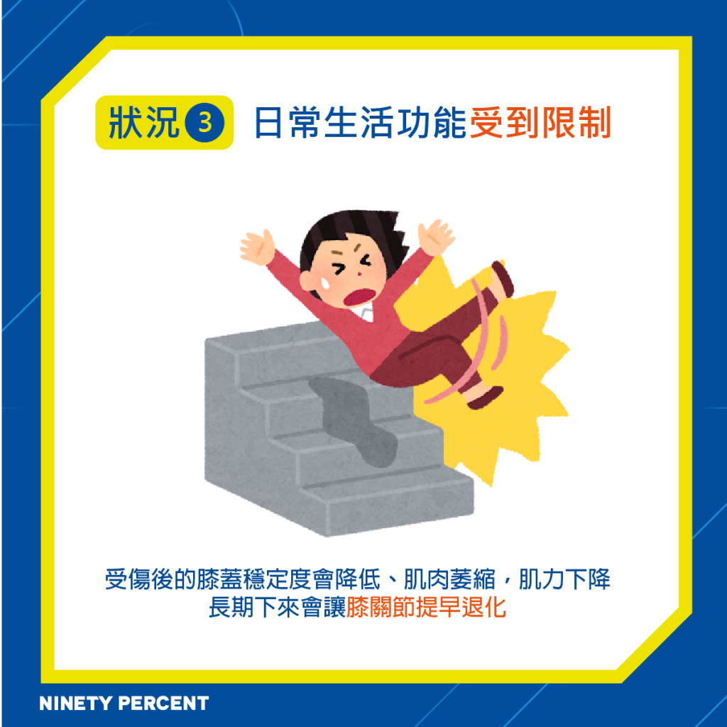 十字韌帶恢復 十字韌帶復健 膝蓋損傷 膝蓋不適 物理治療 十字韌帶 半月板