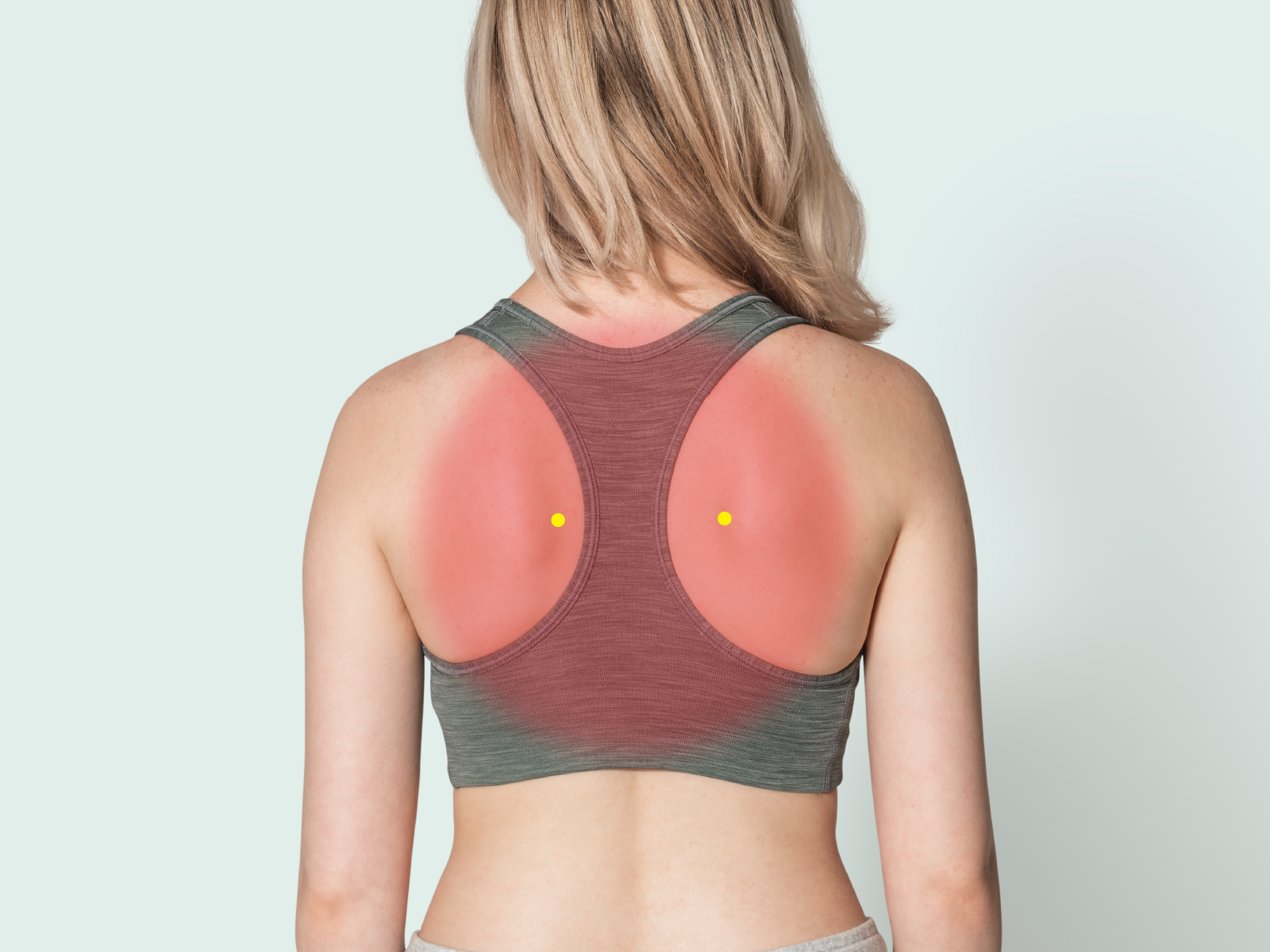 膏肓痛,背痛,肩胛骨痛