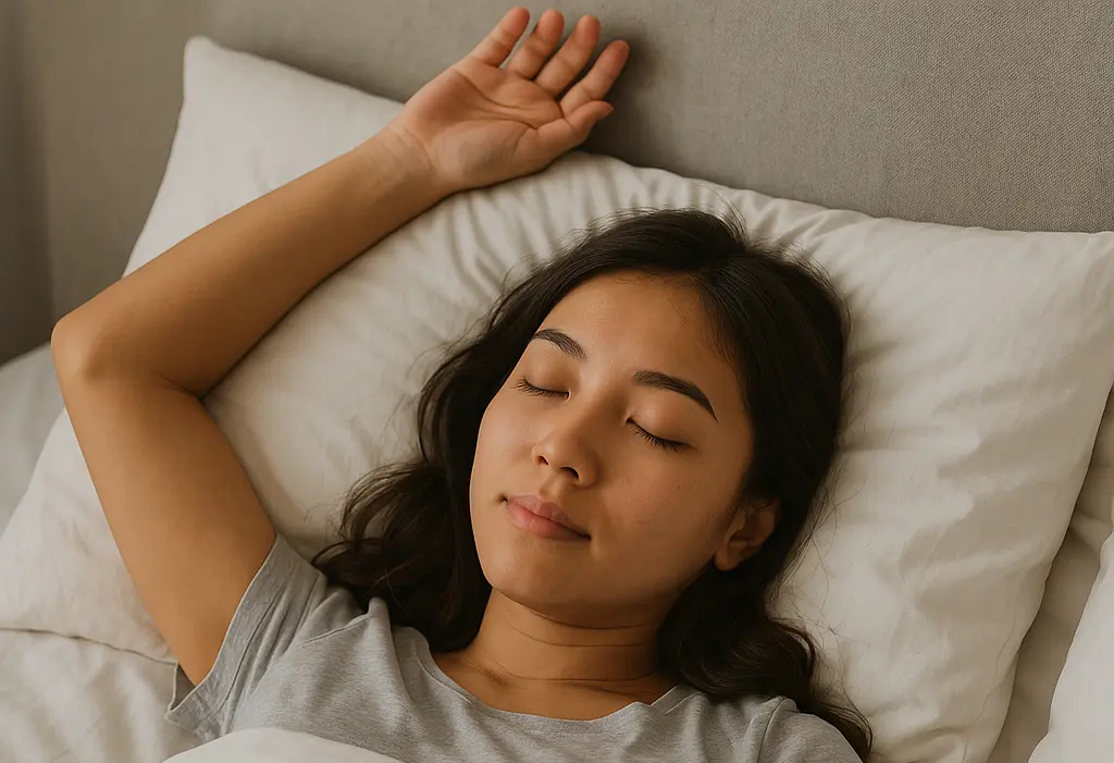 舉手睡覺,睡眠,睡不著,睡姿,枕頭,睡姿影響,睡姿不良